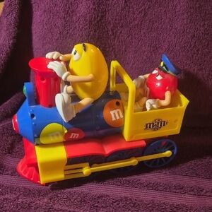M&M's Vibrant Candy Dispenser Train with Characters